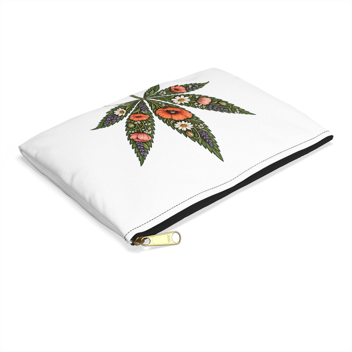 Lazy Bloom California Floral Accessory Pouch