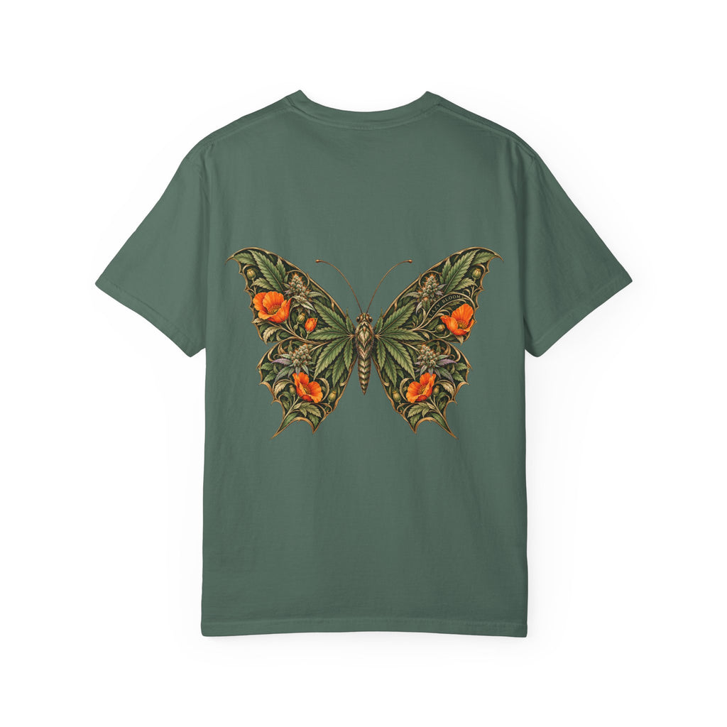 Butterfly Floral Backprint T‑Shirt