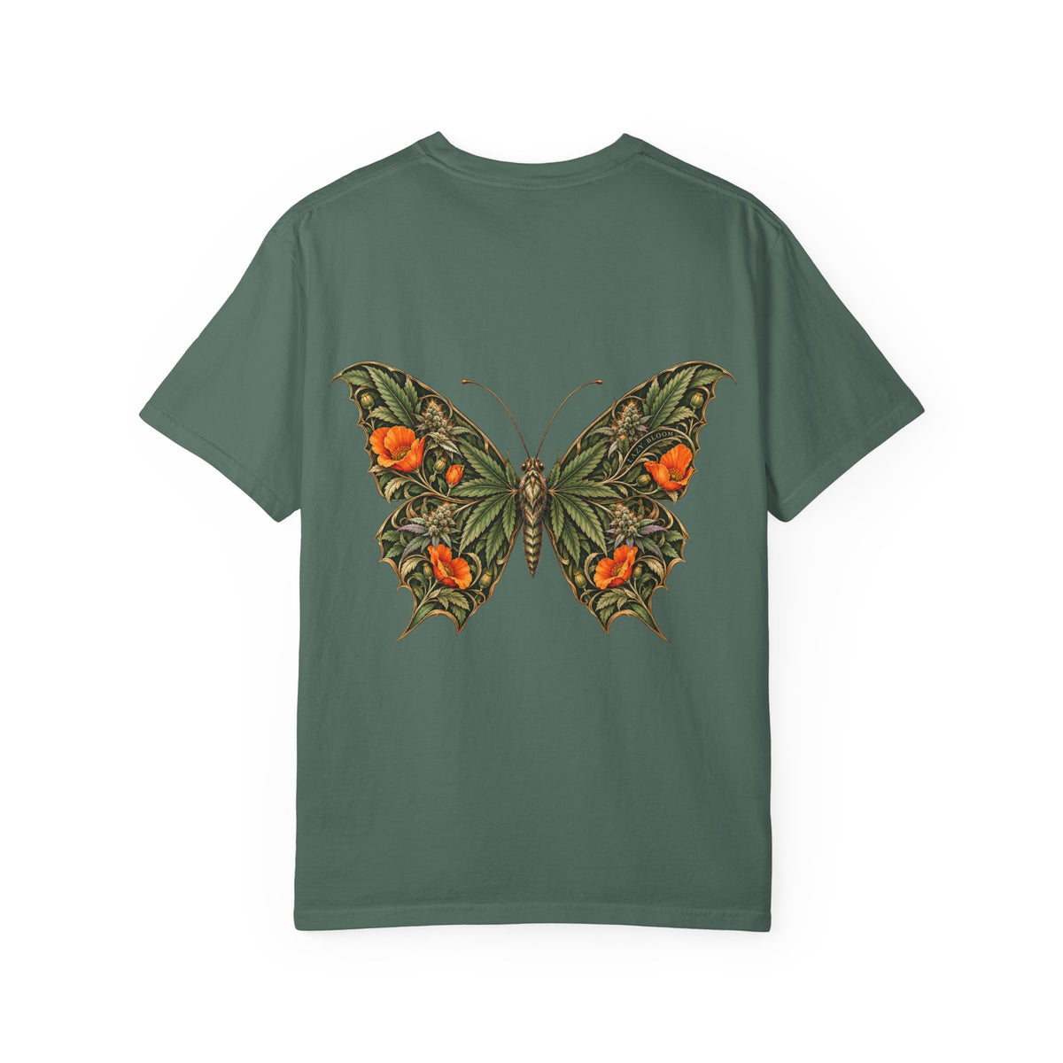 Butterfly Floral Backprint T‑Shirt