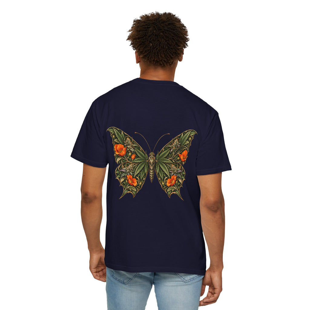 Butterfly Floral Backprint T‑Shirt