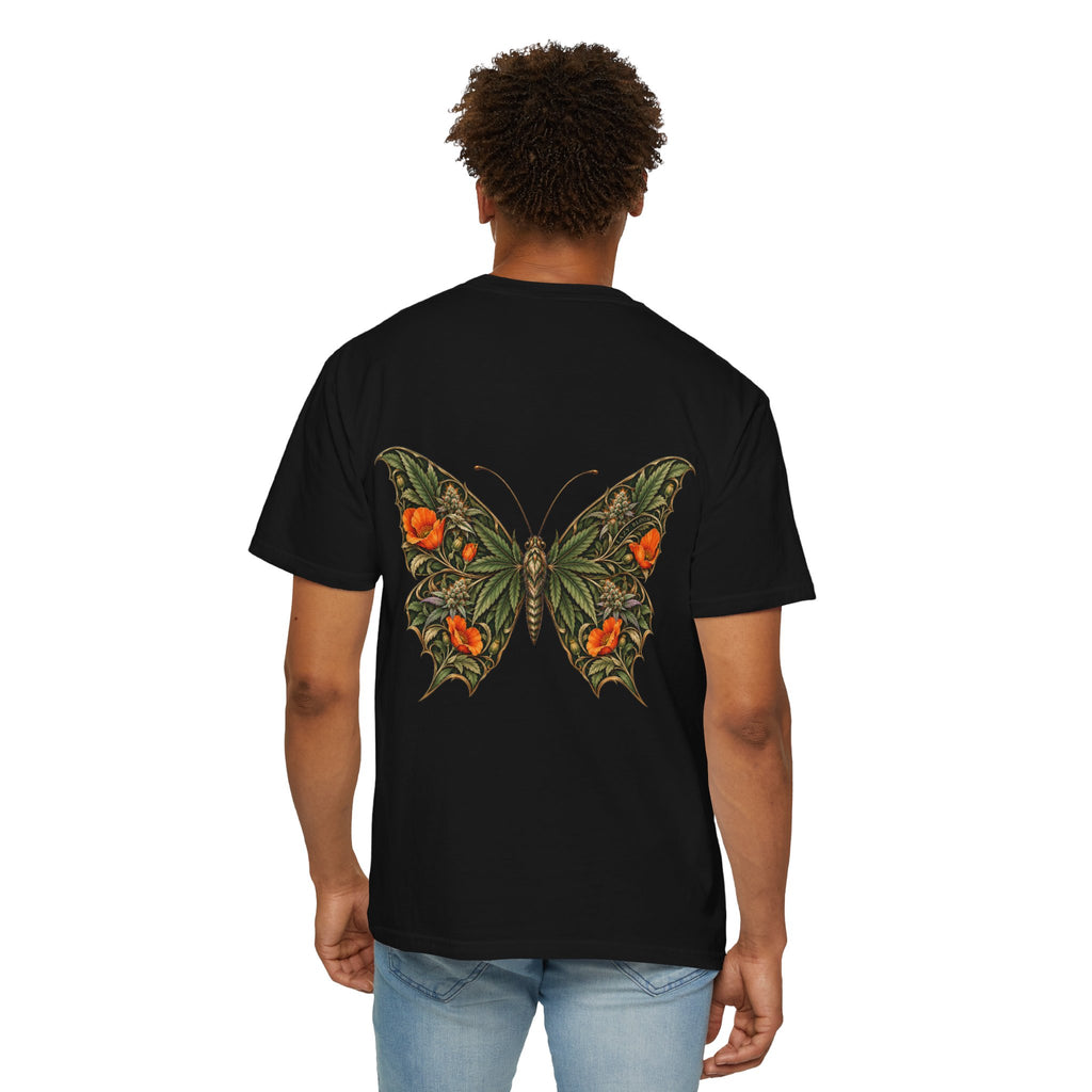 Butterfly Floral Backprint T‑Shirt