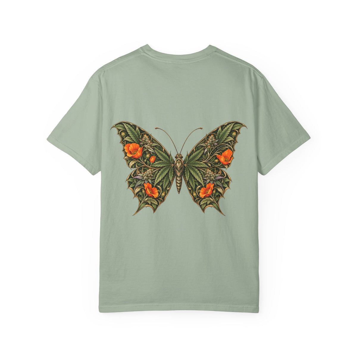 Butterfly Floral Backprint T‑Shirt