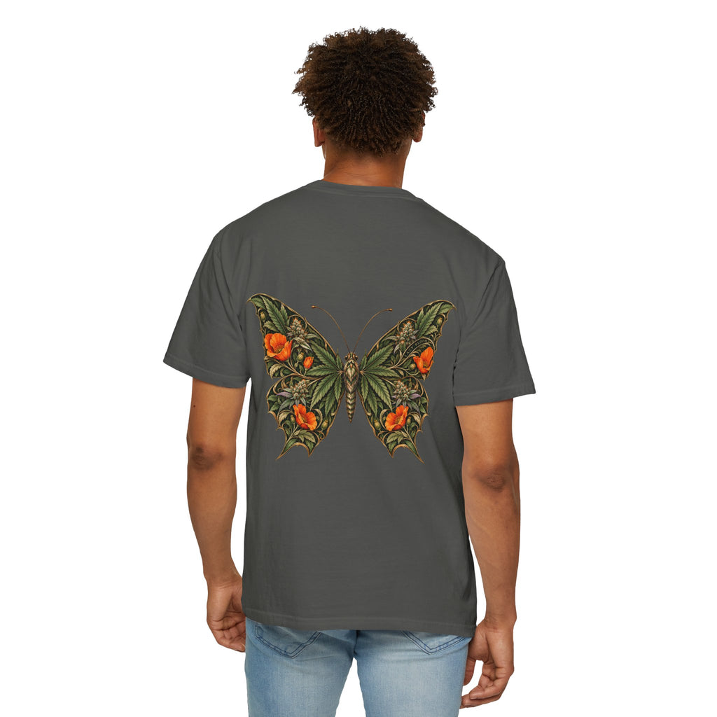 Butterfly Floral Backprint T‑Shirt