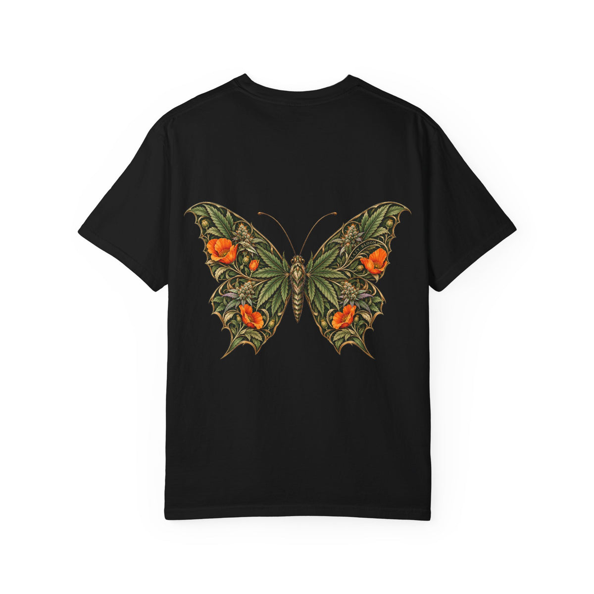 Butterfly Floral Backprint T‑Shirt