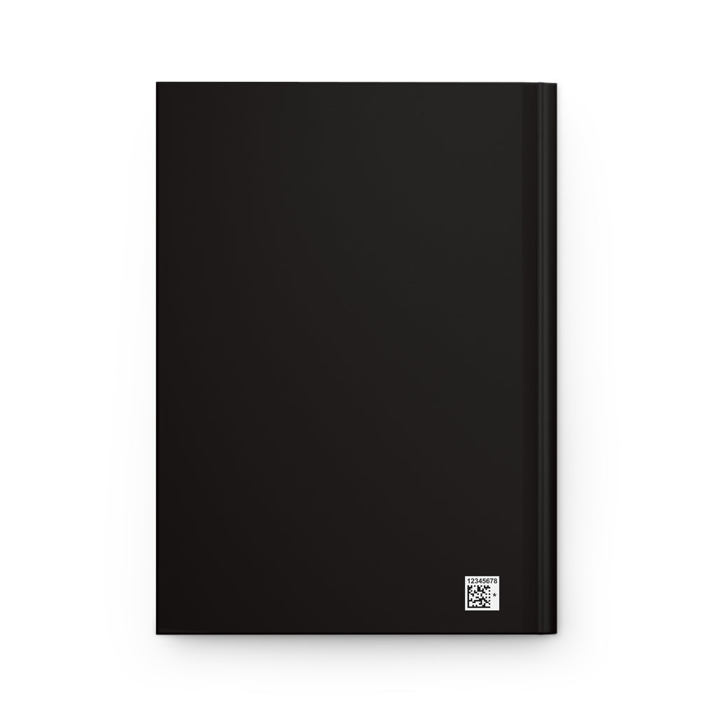 Botanical Yin‑Yang Hardcover Journal — Lined Matte Notebook (Peaceful Gift for Her)