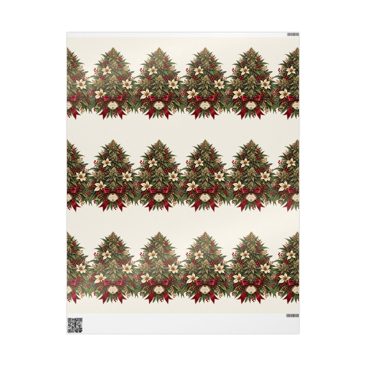 Cannabis Christmas Tree Wrapping Paper