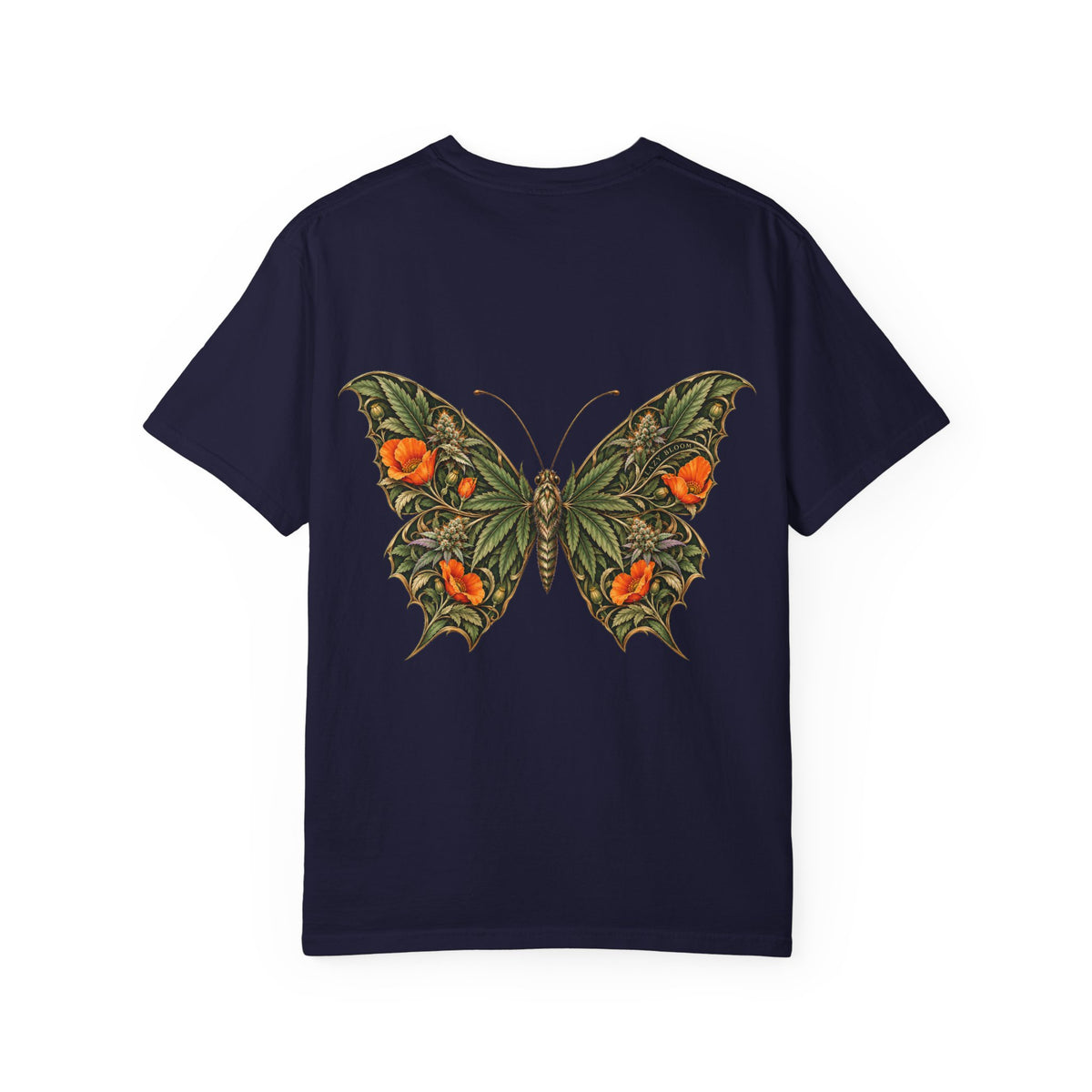 Butterfly Floral Backprint T‑Shirt
