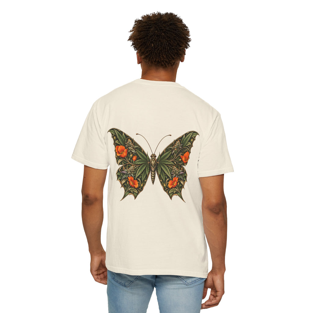 Butterfly Floral Backprint T‑Shirt