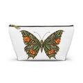 Vintage Botanical Butterfly Accessory Pouch