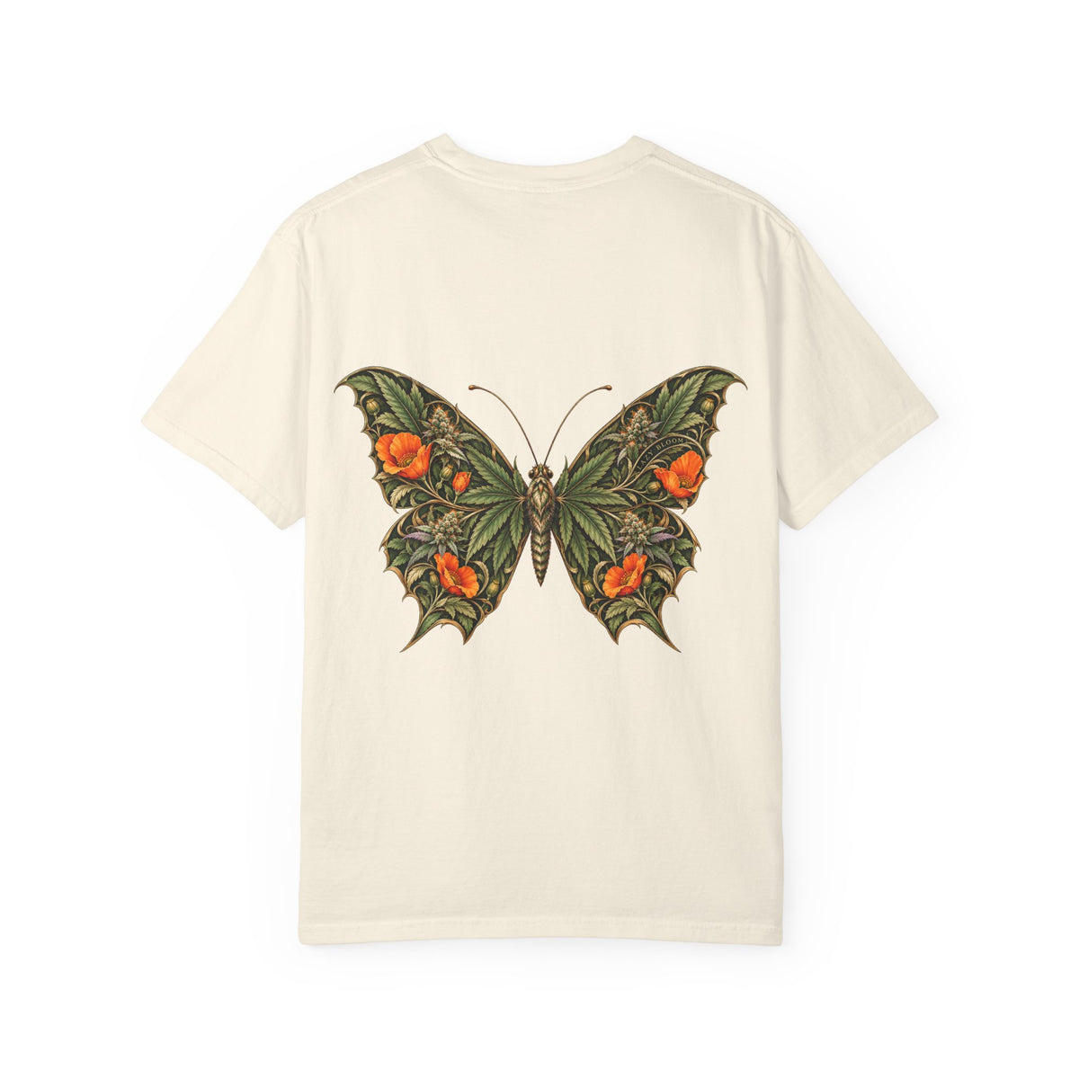 Butterfly Floral Backprint T‑Shirt