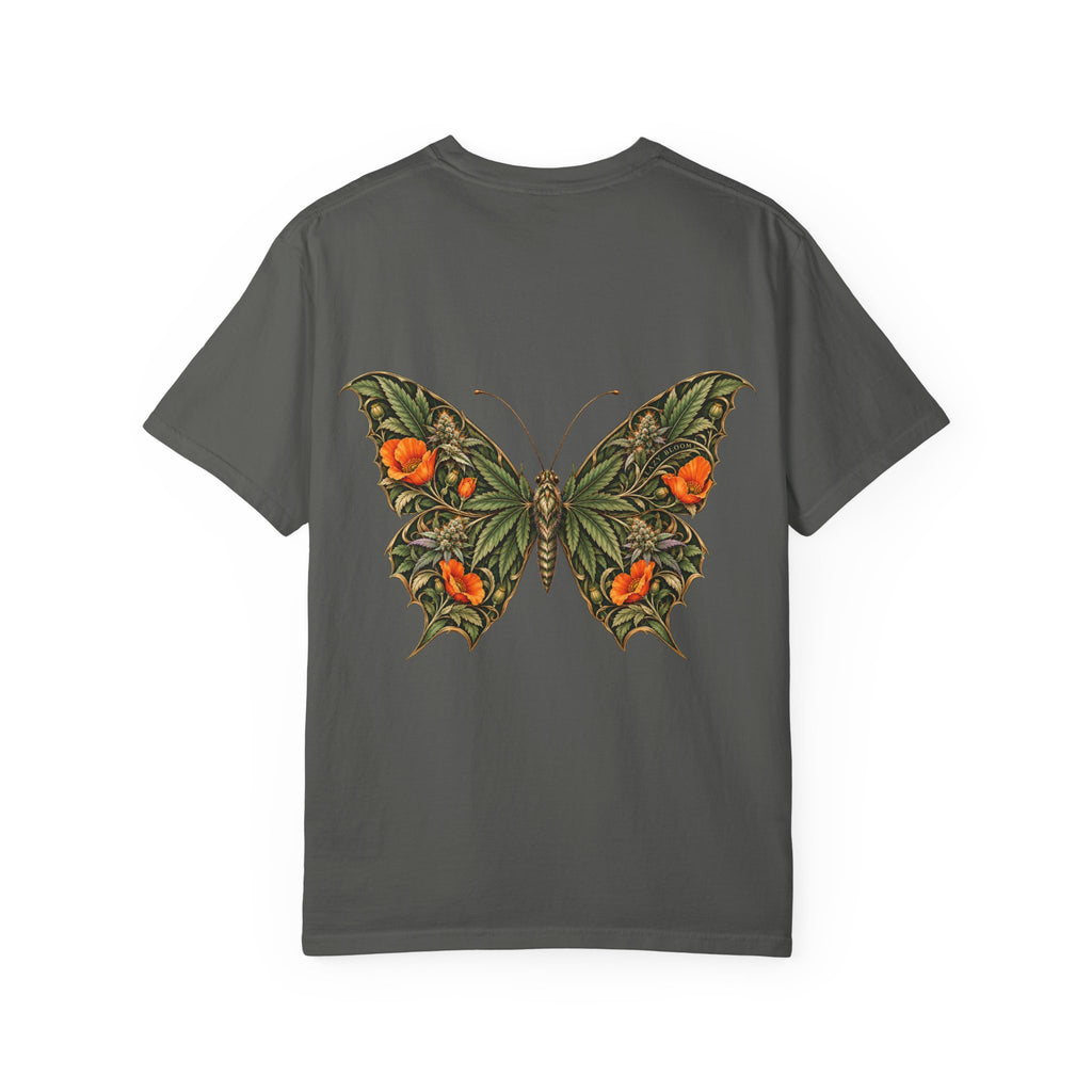 Butterfly Floral Backprint T‑Shirt