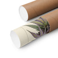 Granddaddy Purple Botanical Poster — Matte Vertical Cannabis Art Print