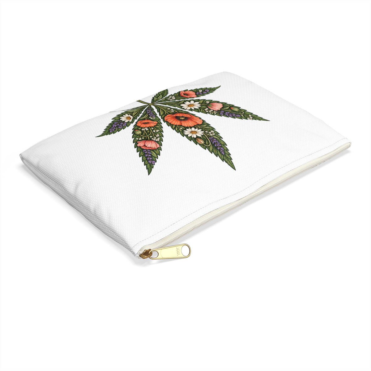 Lazy Bloom California Floral Accessory Pouch